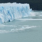 Effondrement de la paroi du glacier