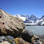 Au bord du lac du Cerro Torre