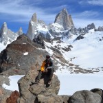 Adrian devant le Fitz Roy