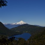 Vue sur le volcan Villarica