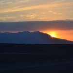 Couché de soleil à Nazca