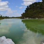 Le lac vert de Wai-o-Tapu