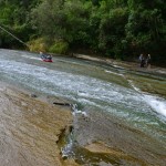 Diane sur le Rere Rockslide