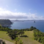 Vue depuis le haut de Cathedral Cove